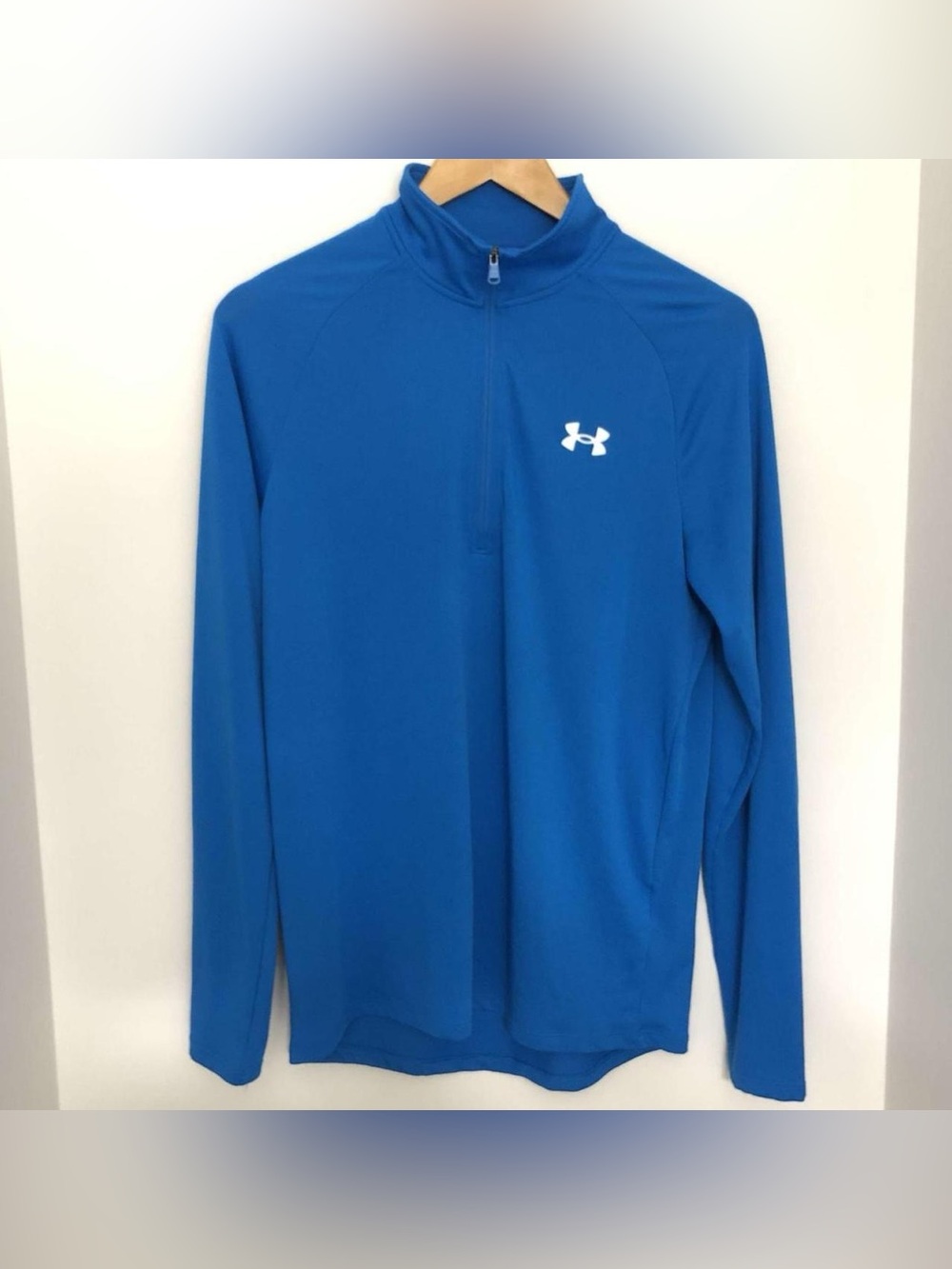 (Men’s Small) Under Armour Men's blue Quarter-Zip Performance Top